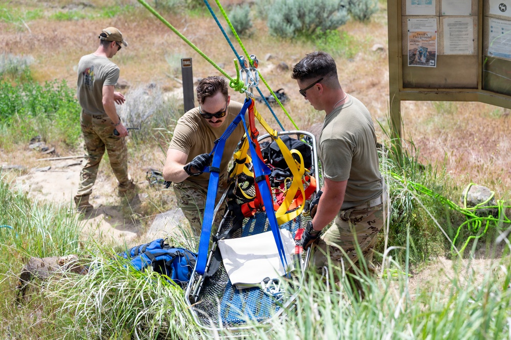 Gowen Fire Rope Rescue Training