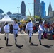 Sailors aboard future LCS 31 participate in a community day ahead of the upcoming commissioning ceremony