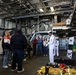 Sailors aboard future LCS 31 participate in a community day ahead of the upcoming commissioning ceremony