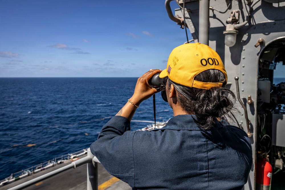 USS Iwo Jima Conducts Daily Operations