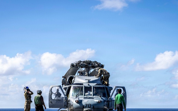 USS Iwo Jima Conducts Flight Operations
