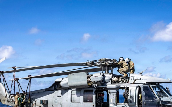USS Iwo Jima Conducts Flight Operations