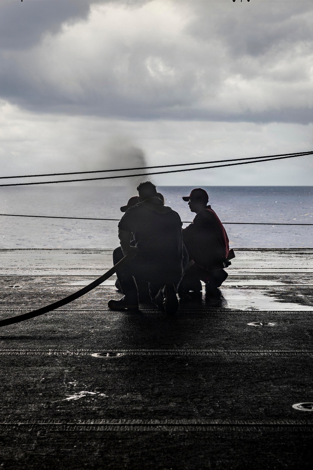 USS Iwo Jima Conducts Damage Control Training