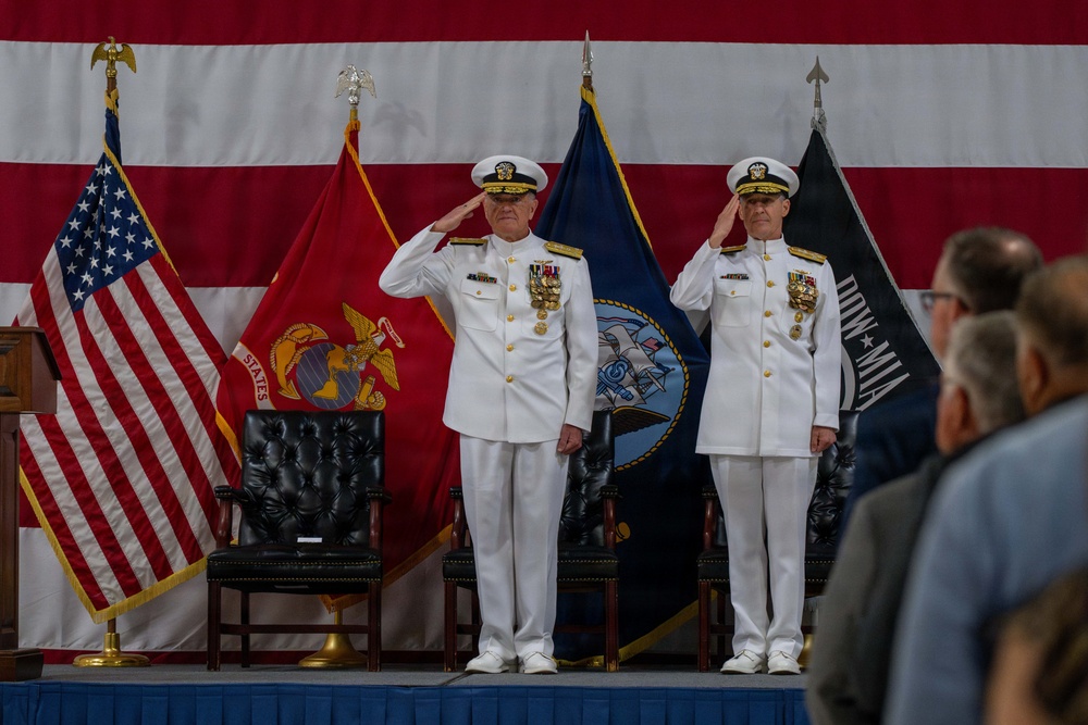 Vice Admiral Boyle Retirement Ceremony