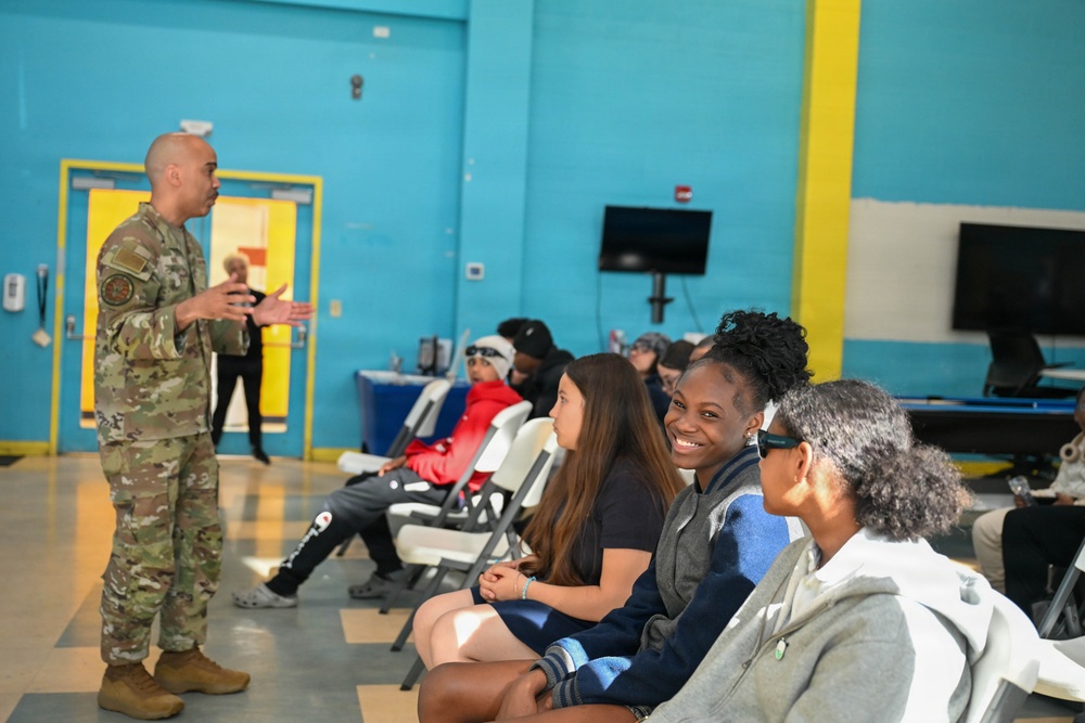 AFRC Command Chief Nuñez shares Opportunities with Boys and Girls Club