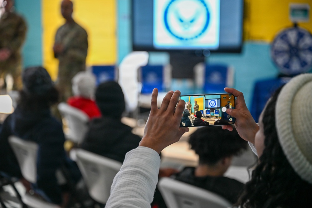 AFRC Command Chief Nuñez shares Opportunities with Boys and Girls Club