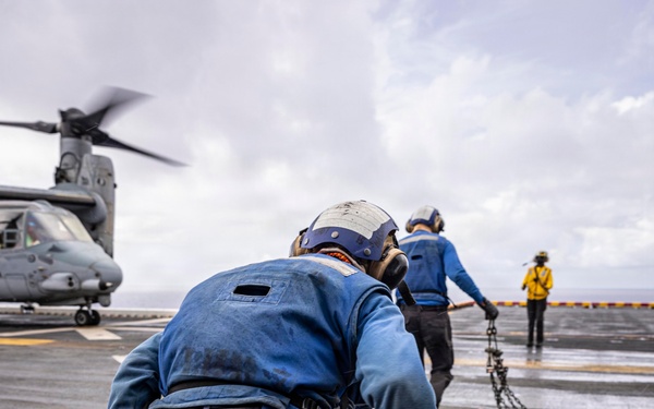 USS Iwo Jima Conducts Flight Operations