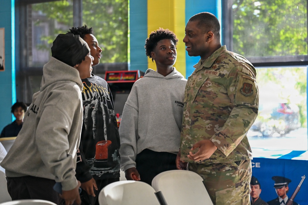 AFRC Command Chief Nuñez shares Opportunities with Boys and Girls Club