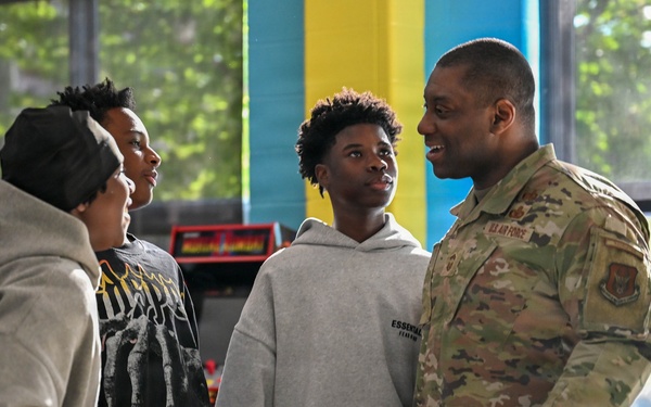 AFRC Command Chief Nuñez shares Opportunities with Boys and Girls Club