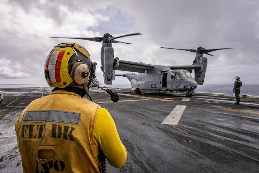 USS Iwo Jima Conducts Flight Operations
