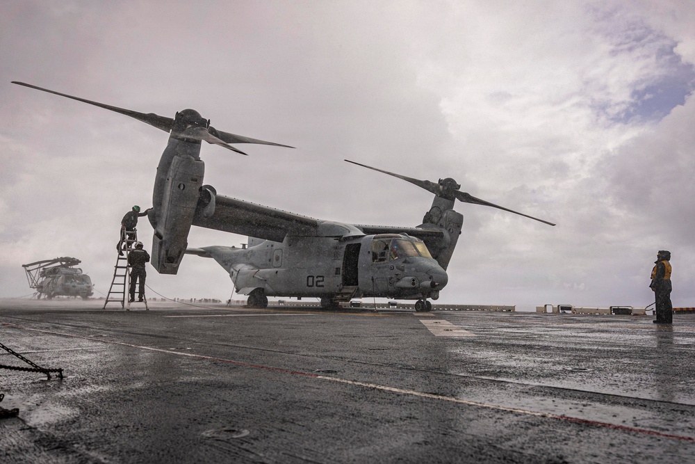 USS Iwo Jima Conducts Flight Operations