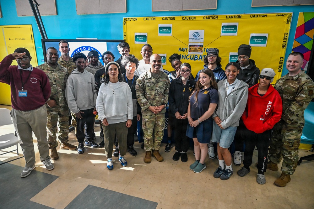 AFRC Command Chief Nuñez shares Opportunities with Boys and Girls Club
