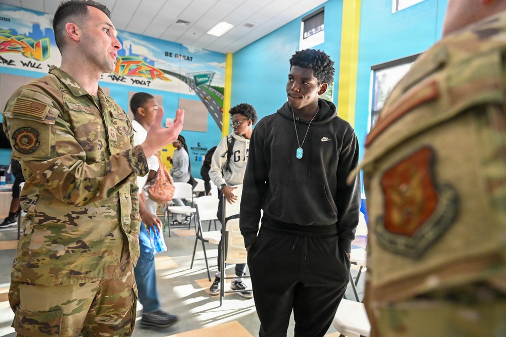 AFRC Command Chief Nuñez shares Opportunities with Boys and Girls Club