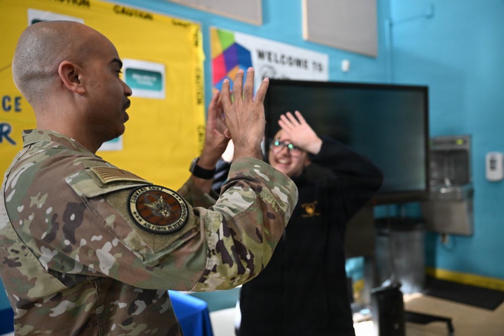 AFRC Command Chief Nuñez shares Opportunities with Boys and Girls Club