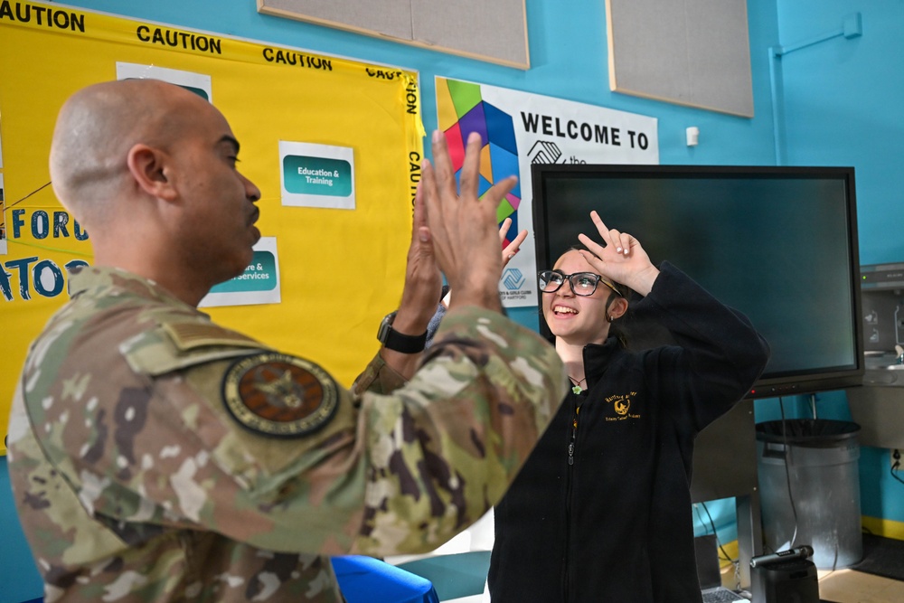 AFRC Command Chief Nuñez shares Opportunities with Boys and Girls Club