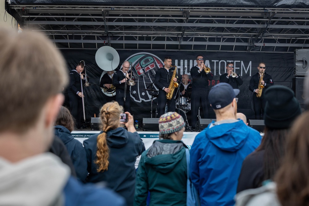 Navy Band Northwest performs the Juneau Maritime Festival
