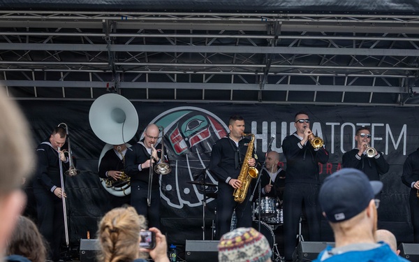 Navy Band Northwest performs the Juneau Maritime Festival