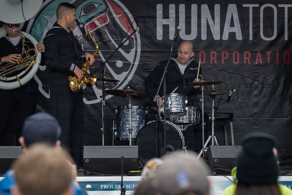 Navy Band Northwest performs the Juneau Maritime Festival