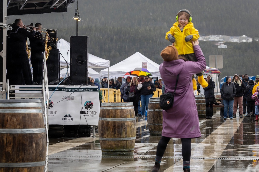 Navy Band Northwest performs the Juneau Maritime Festival