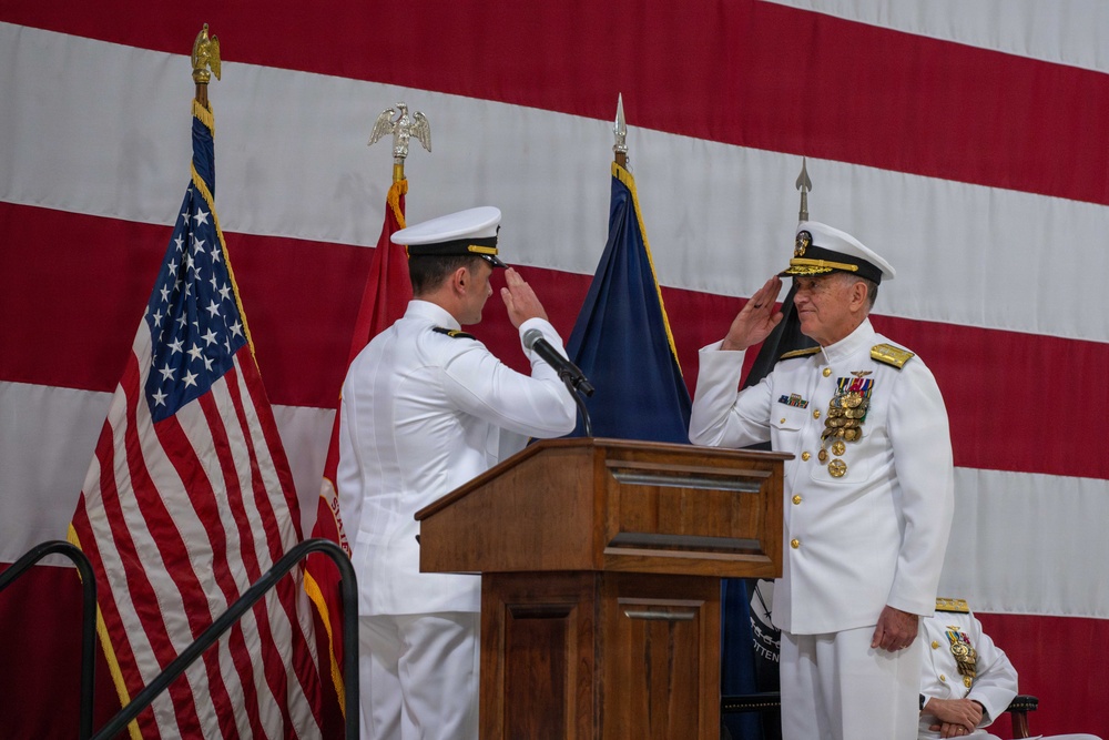Vice Admiral Boyle Retirement Ceremony