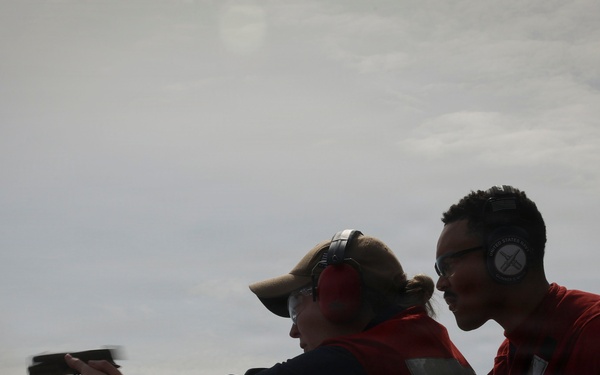 Kearsarge Sailors Participate in Gun Shoot