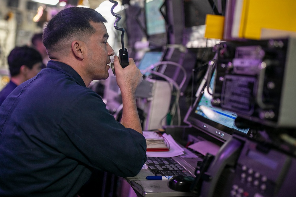 USS Tripoli CCS Watchstanding