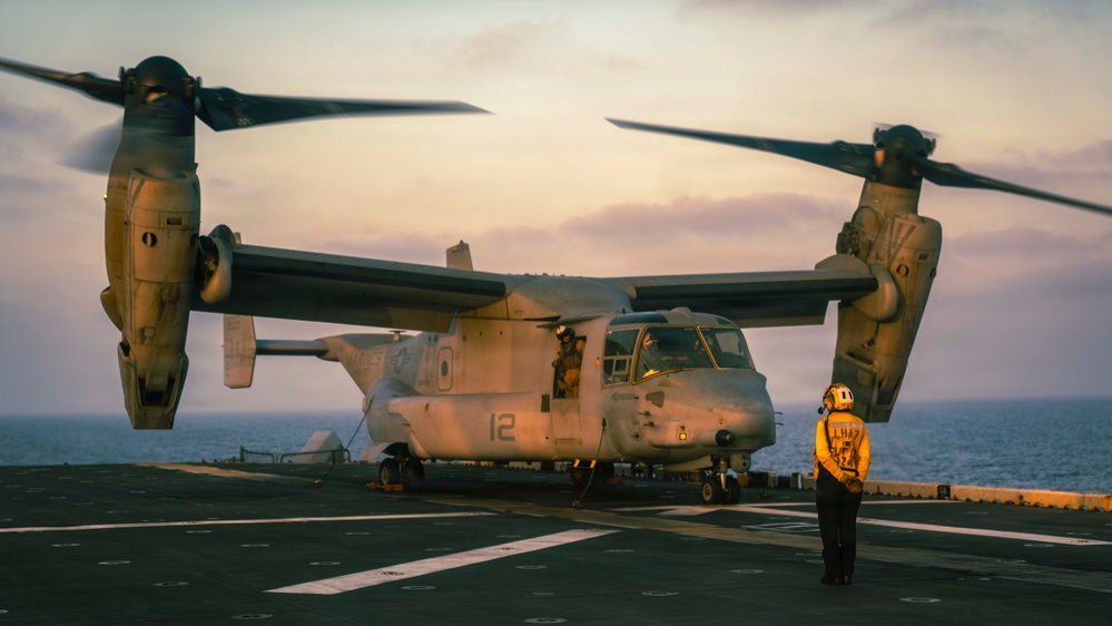 USS Tripoli Flight Ops