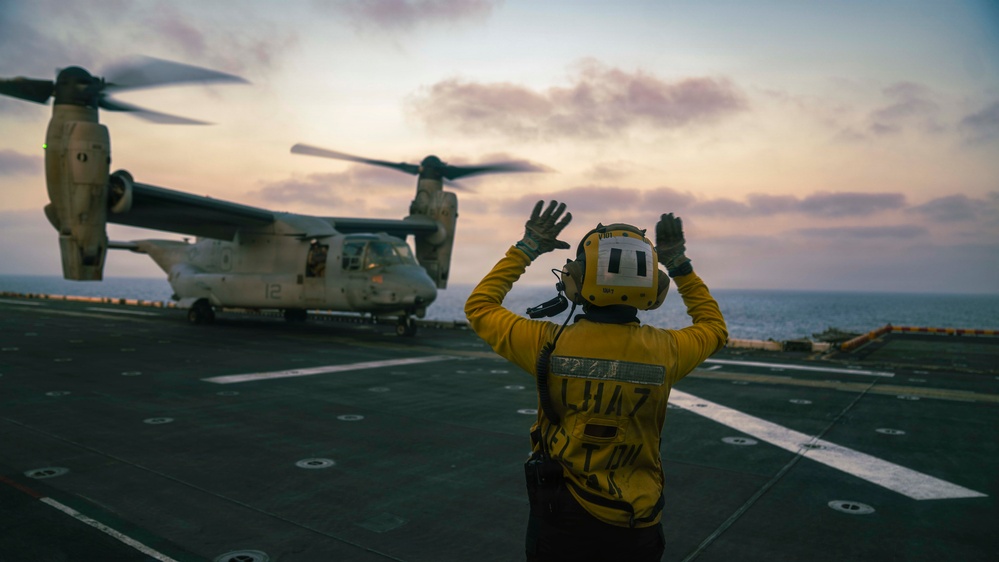 USS Tripoli Flight Ops