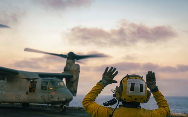 USS Tripoli Flight Ops