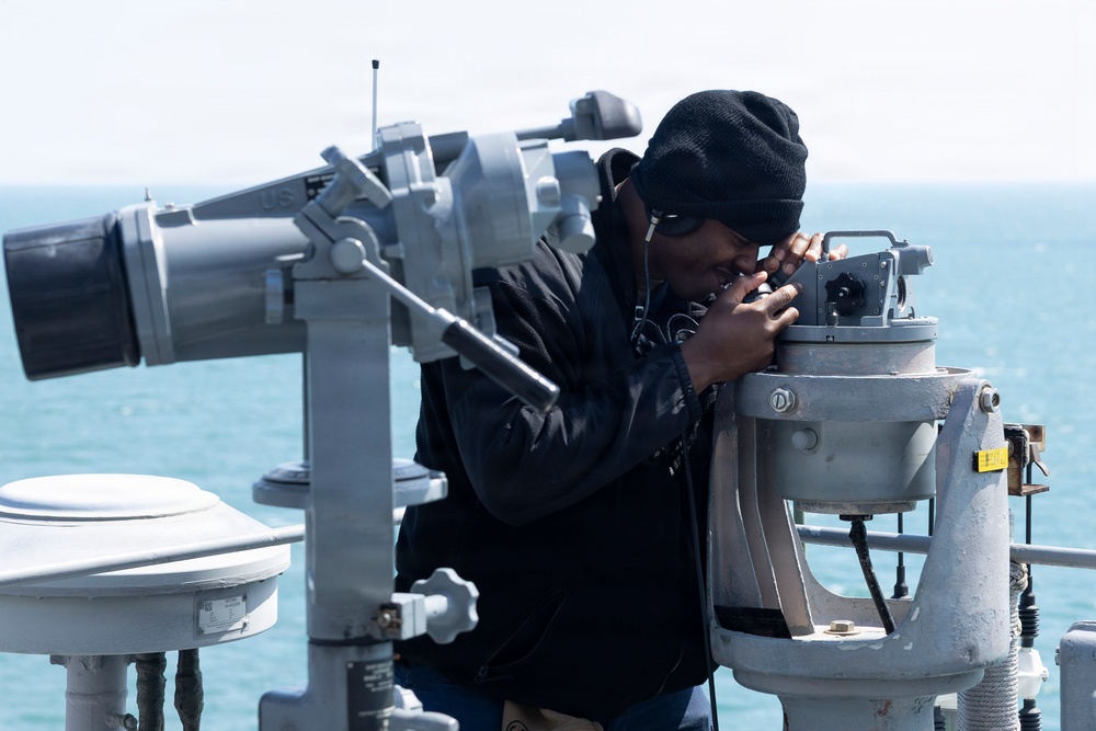 USS KEARSARGE Sailor Stands Watch