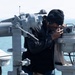 USS KEARSARGE Sailor Stands Watch