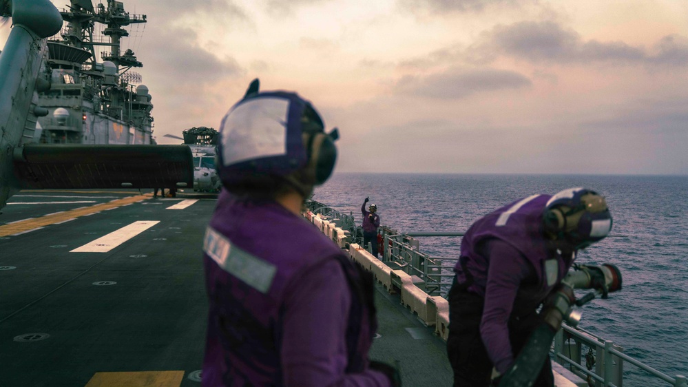 USS Tripoli Flight Ops