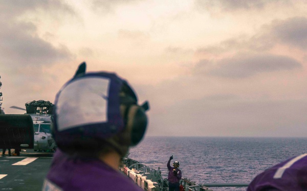 USS Tripoli Flight Ops