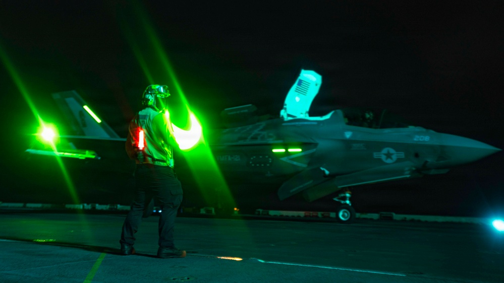 USS Tripoli Flight Ops