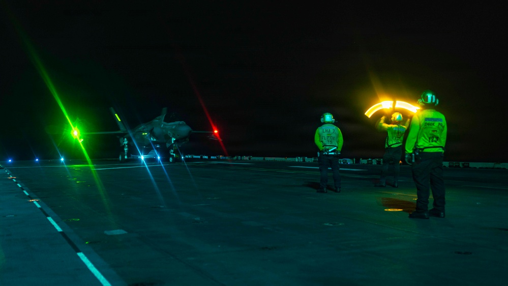 USS Tripoli Flight Ops