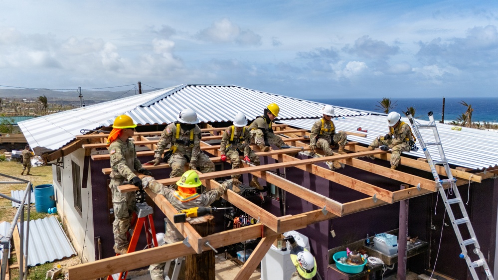 797th EVCC Supports Roofing Mission in Saipan