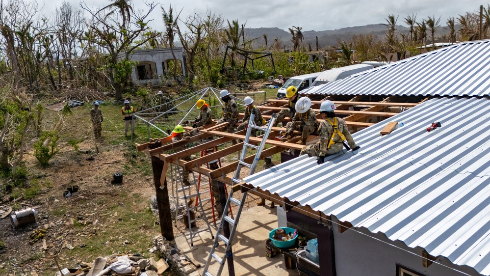 797th EVCC Supports Roofing Mission in Saipan