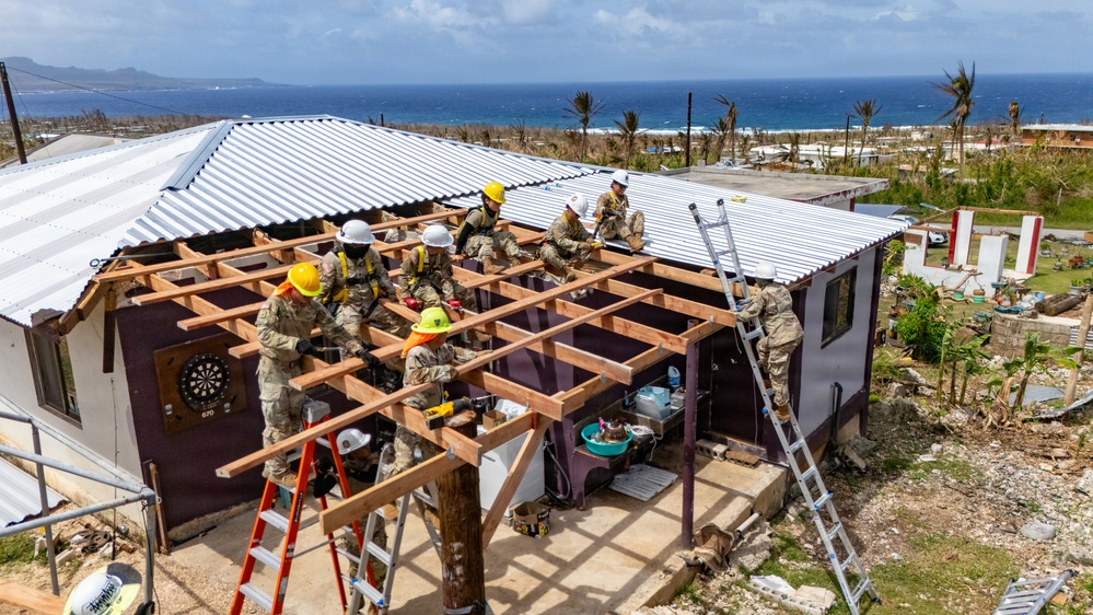 797th EVCC Supports Roofing Mission in Saipan