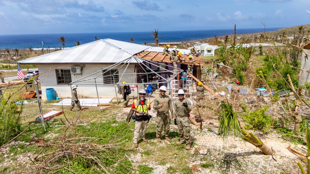 797th EVCC Supports Roofing Mission in Saipan