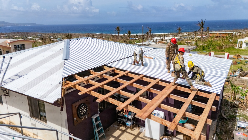 797th EVCC Supports Roofing Mission in Saipan