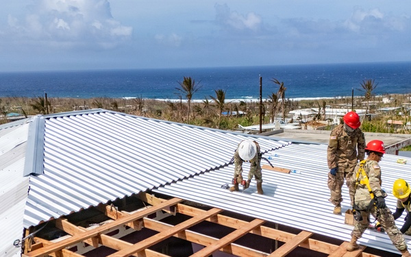 797th EVCC Supports Roofing Mission in Saipan