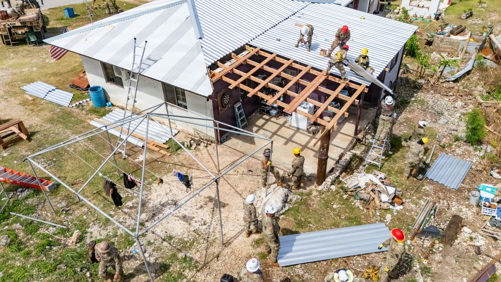 797th EVCC Supports Roofing Mission in Saipan