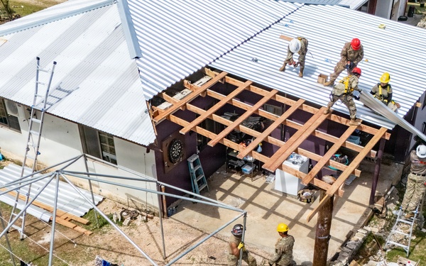 797th EVCC Supports Roofing Mission in Saipan