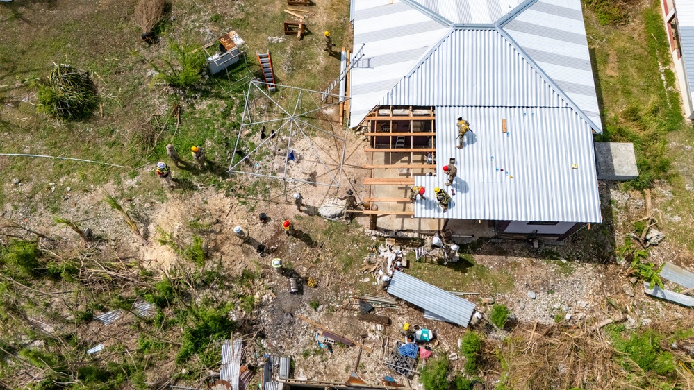 797th EVCC Supports Roofing Mission in Saipan