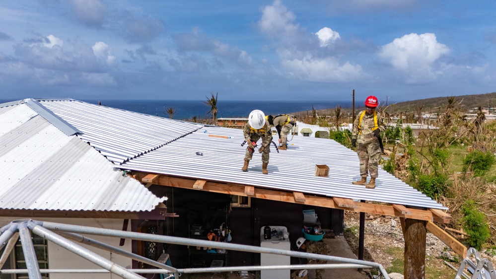 797th EVCC Supports Roofing Mission in Saipan