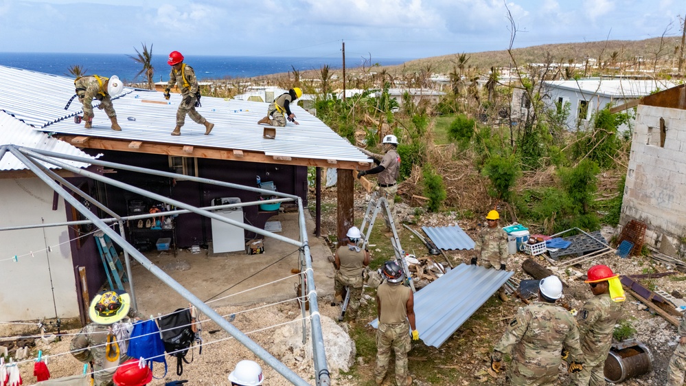 797th EVCC Supports Roofing Mission in Saipan