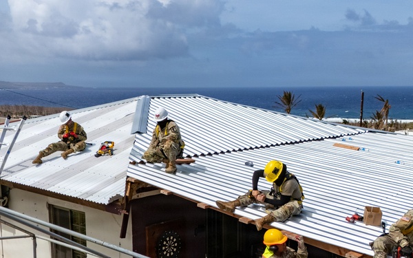 797th EVCC Supports Roofing Mission in Saipan