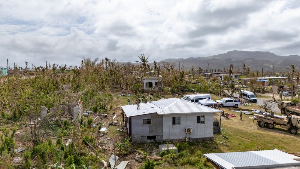 797th EVCC Supports Roofing Mission in Saipan
