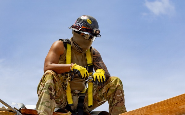 797th EVCC Supports Roofing Mission in Saipan