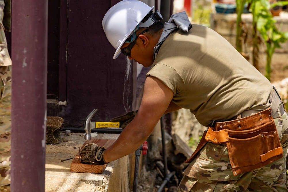 797th EVCC Supports Roofing Mission in Saipan